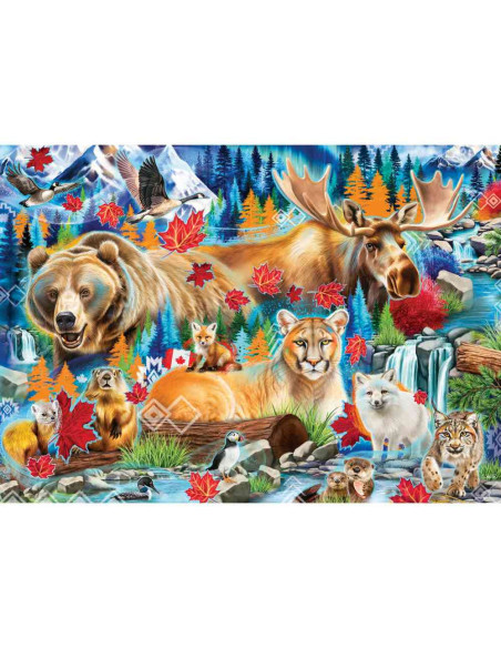 RVSPA01448,Ravensburger - Puzzle de colectie salbaticia Canadei 1000 piese