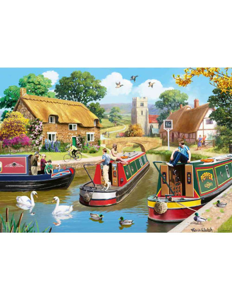 RVSPA01521,Ravensburger - Puzzle o zi agitata pe canal 1000 piese