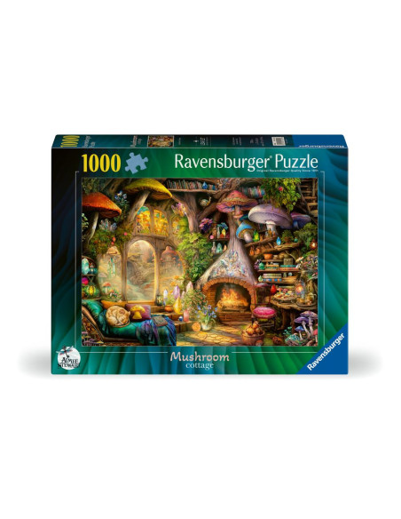 RVSPA01525,Ravensburger - Puzzle coliba ciupercutelor 1000 piese