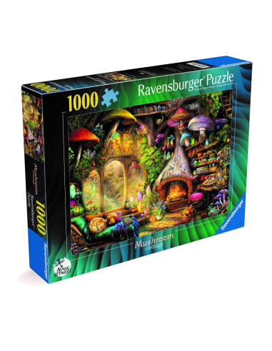 RVSPA01525,Ravensburger - Puzzle coliba ciupercutelor 1000 piese
