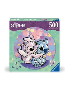 RVSPA17581,Ravensburger - Puzzle rotund Disney Stitch 500 piese