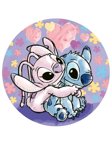 RVSPA17581,Ravensburger - Puzzle rotund Disney Stitch 500 piese
