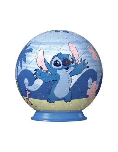 RVS3D11597,Ravensburger - Puzzle 3D bila Disney Stitch 54 piese