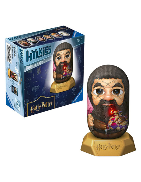 RVS3D08004,Ravensburger - Puzzle 3D Hylkies Harry Potter mini figurina de colectie Rubeus Hagrid 54 piese