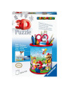 RVS3D11255,Ravensburger - Puzzle 3D suport pixuri Super Mario 54 piese