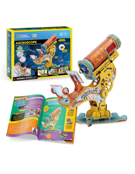 CUDS1127h,Cubic Fun - Joc Educativ STEM National Geographic puzzle 3D Microscop