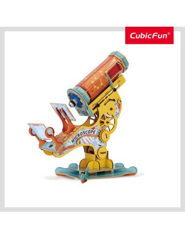CUDS1127h,Cubic Fun - Joc Educativ STEM National Geographic puzzle 3D Microscop