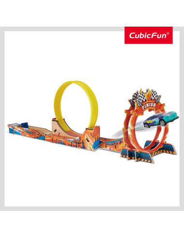 CUDS1130h,Cubic Fun - Joc Educativ STEM National Geographic puzzle 3D Cursa trasnita