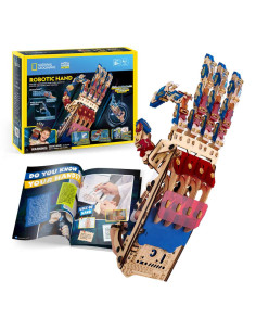 CUDS1133h,Cubic Fun - Joc Educativ STEM National Geographic puzzle 3D Mana Robotizata