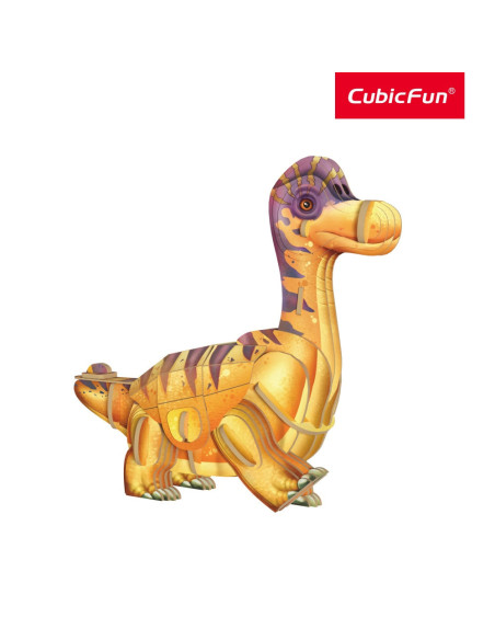 CUDS1170h,Cubic Fun - National Geographic Dinozauri Puzzle 3D Brahiozaur 54 piese