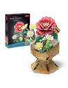 CUW3302h,Cubic Fun - Buchet de flori 3D Camelie 109 piese