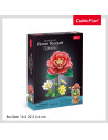 CUW3302h,Cubic Fun - Buchet de flori 3D Camelie 109 piese