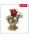 CUW3301h,Cubic Fun - Buchet de flori 3D Trandafir 120 piese