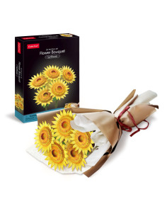 CUP866h,Cubic Fun - Buchet de Floarea Soarelui 3D 180 piese 2