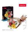 CUP867h,Cubic Fun - Buchet de Flori asortate 3D 363 piese