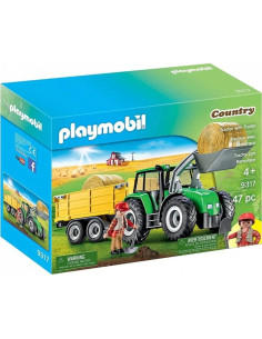 PM9317,Playmobil - Tractor cu remorca si incarcator frontal 2