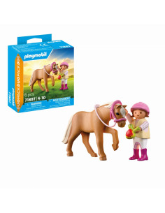 PM71887,Playmobil - Set 2 figurine fetita cu ponei