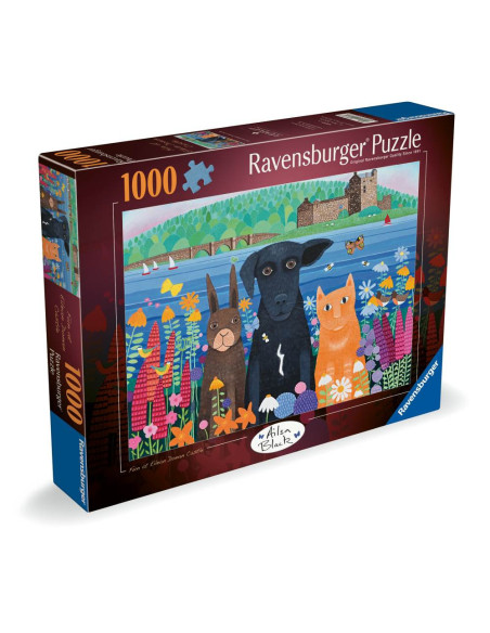 RVSPA01575,Ravensburger - Puzzle animalute la castelul Eilean Donan 1000 piese
