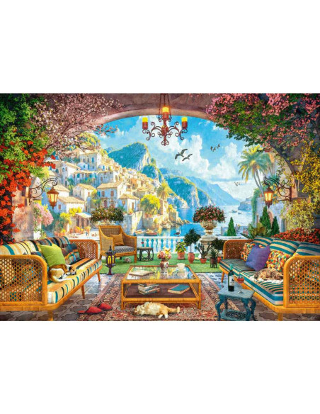RVSPA01576,Ravensburger - Puzzle terasa mediteraneana 1000 piese