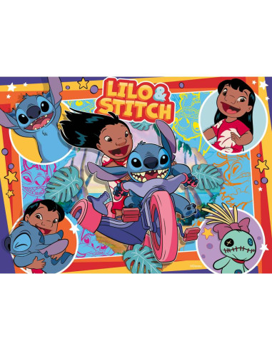 RVSPC05731,Ravensburger - Puzzle Disney Stitch 4x100 piese