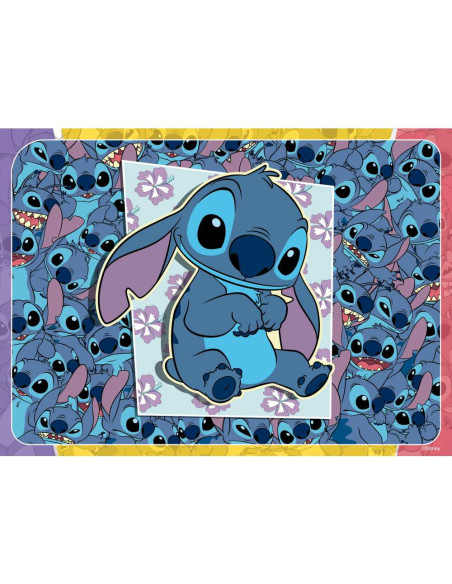 RVSPC05731,Ravensburger - Puzzle Disney Stitch 4x100 piese