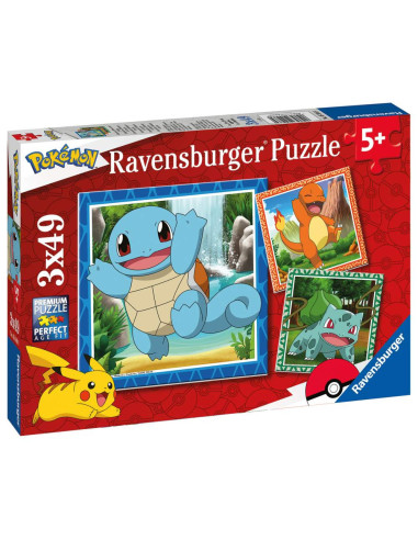 RVSPC05586,Ravensburger - Puzzle personaje Pokemon 3x49 piese