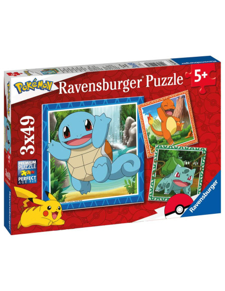 RVSPC05586,Ravensburger - Puzzle personaje Pokemon 3x49 piese