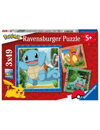RVSPC05586,Ravensburger - Puzzle personaje Pokemon 3x49 piese