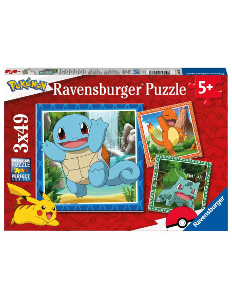 RVSPC05586,Ravensburger - Puzzle personaje Pokemon 3x49 piese