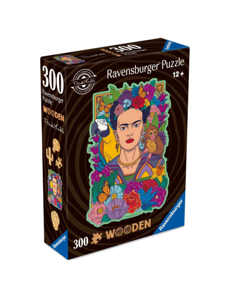 RVSPA01540,Ravensburger - Puzzle din lemn Frida Kahlo 300 piese