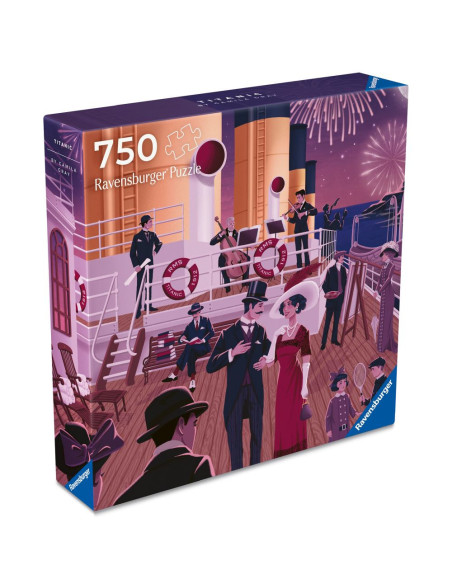 RVSPA01544,Ravensburger - Puzzle artistic Titanic 750 piese