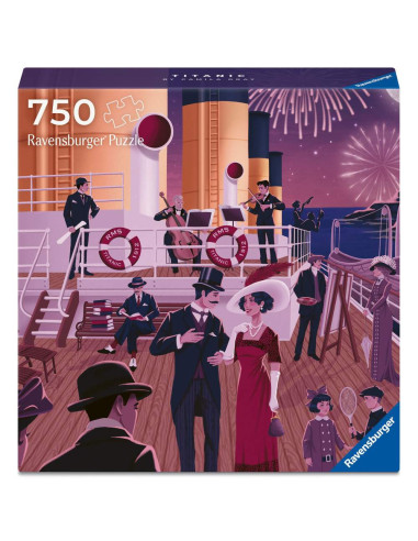 RVSPA01544,Ravensburger - Puzzle artistic Titanic 750 piese