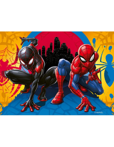 RVSPC04201,Ravensburger - Puzzle Marvel Spiderman 4 buc in cutie 12 16 20 24 piese