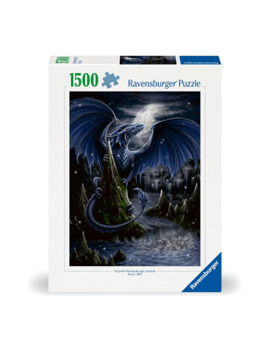 RVSPA00731,Ravensburger - Puzzle dragonul negru 1500 piese design nou