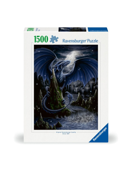 RVSPA00731,Ravensburger - Puzzle dragonul negru 1500 piese design nou