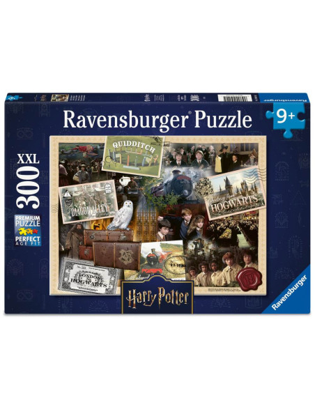 RVSPC04140,Ravensburger - Puzzle Harry Potter secretele din Hogwarts 300 piese XXL