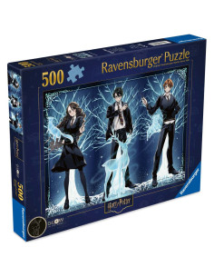RVSPA01509,Ravensburger - Puzzle care straluceste in intuneric Harry Potter 500 piese