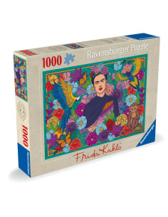 RVSPA01475,Ravensburger - Puzzle Frida Kahlo inconjurata de flori 1000 piese 2