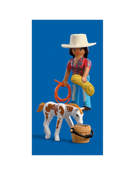 PM72026,Playmobil - Set 2 figurine calareata si manz