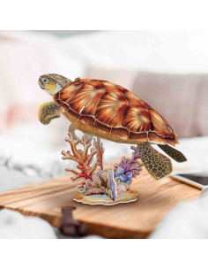 CUDS1080h,CUBICFUN - PUZZLE 3D TESTOASA MARINA 31 PIESE