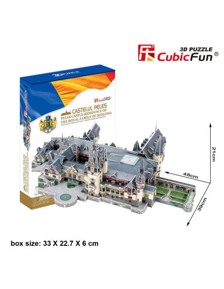 CUMC164h,CUBICFUN - PUZZLE 3D CASTELUL PELES 179 PIESE