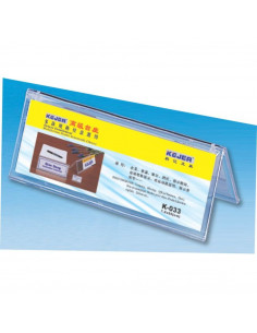 Display nume pentru birou, din plastic, forma A, 72 x 200mm