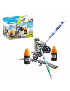 PM71377,Playmobil - Playmobil Color Motocicleta 2