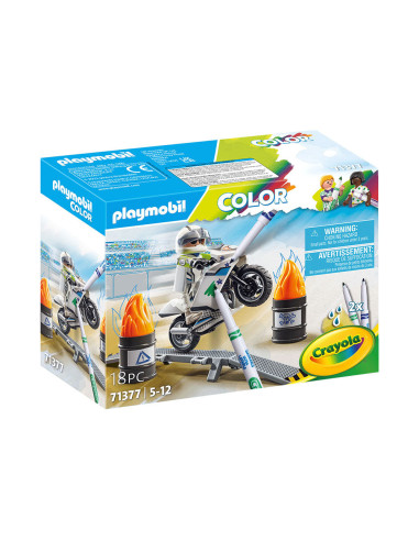 PM71377,Playmobil - Playmobil Color Motocicleta