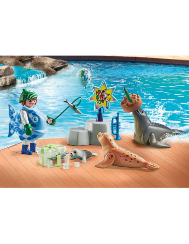 PM71448,Playmobil - Hranirea Animalelor