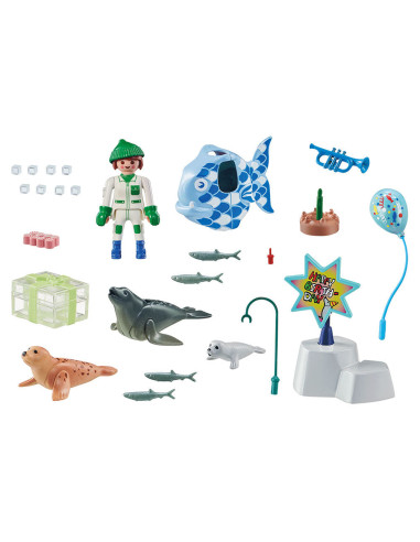 PM71448,Playmobil - Hranirea Animalelor