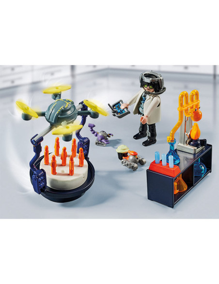 PM71450,Playmobil - Cercetator Cu Roboti
