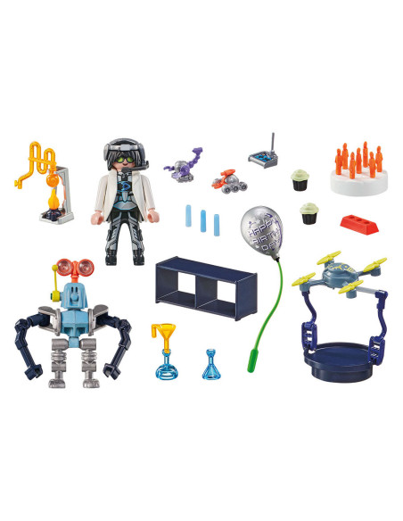 PM71450,Playmobil - Cercetator Cu Roboti