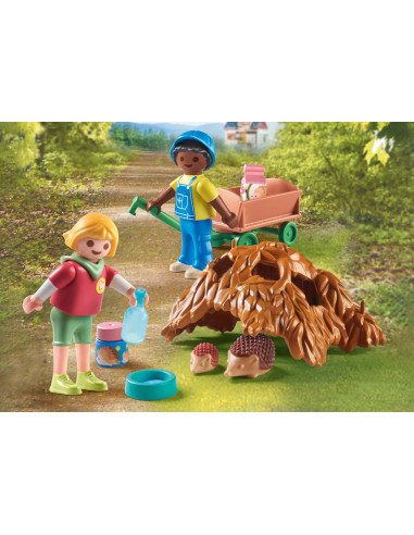 PM71512,Playmobil-INGRIJIREA FAMILIEI DE ARICI