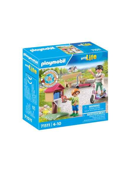 PM71511,Playmobil-SCHIMB DE CARTI PENTRU PASIONATII DE LECTURA